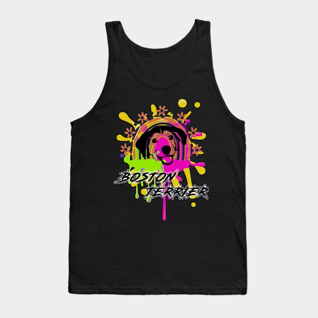 Show your love for Boston Terriers Tank Top by alaarasho